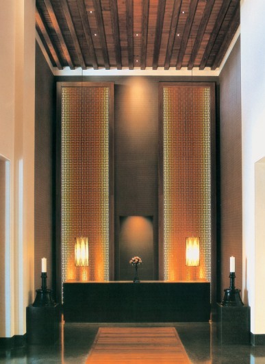 星級洗浴大堂設計空間平面元素