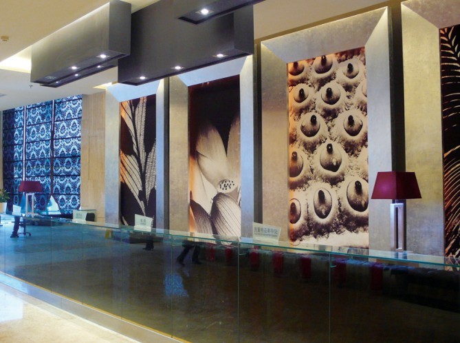 星級洗浴大堂設計空間平面元素