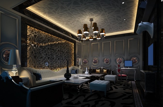 張家港凱撒夜總會設(shè)計(jì)效果圖欣賞 感受現(xiàn)代簡歐風(fēng)格