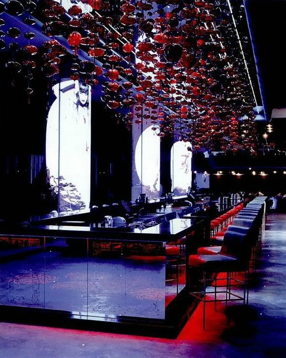 紅色性感 KLUBBROUGE酒吧設(shè)計效果圖