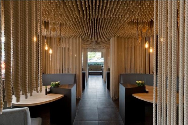 烏克蘭Odessa麻繩餐飲會所設(shè)計