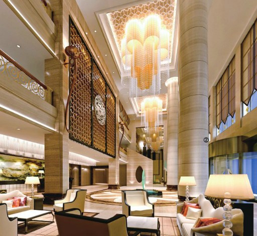 大氣莊重的遠(yuǎn)安國(guó)際大酒店設(shè)計(jì)效果圖欣賞