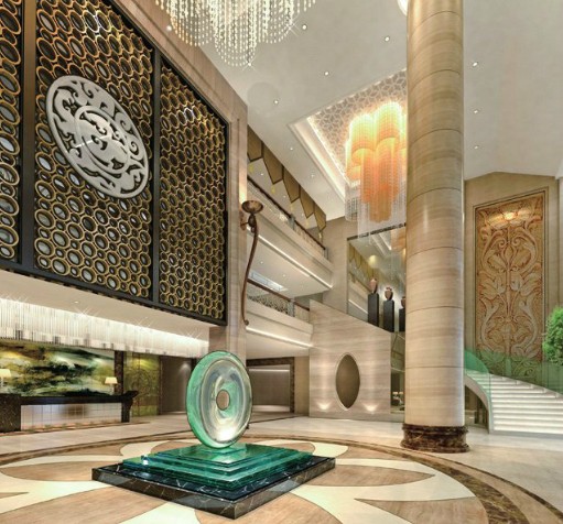 大氣莊重的遠(yuǎn)安國(guó)際大酒店設(shè)計(jì)效果圖欣賞