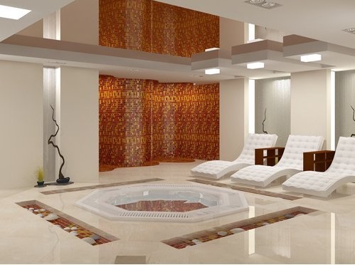 白狐洗浴Spa會所設(shè)計(jì)裝修效果圖