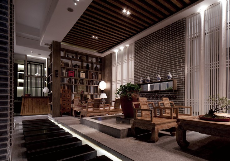 合肥徽派茶會(huì)所設(shè)計(jì)