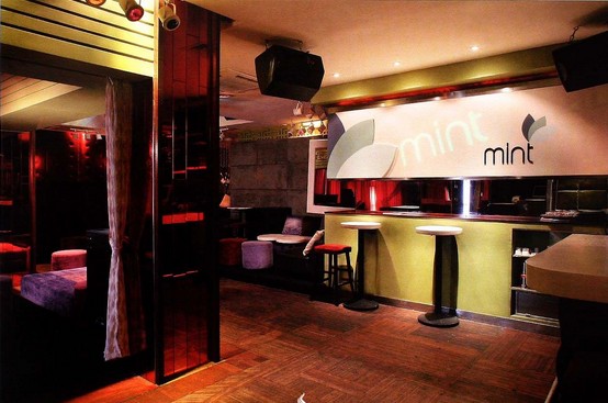集中了各種鮮艷的顏色 MINT酒吧設(shè)計效果圖欣賞
