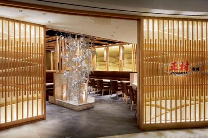 上海哲東酒店餐廳設(shè)計推薦：充滿創(chuàng)意的壽司店設(shè)計圖欣賞