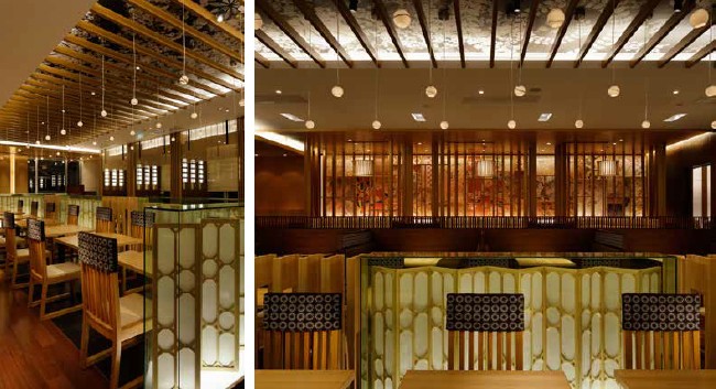 傳統(tǒng)日式餐廳 北京的勝博殿餐飲會所設(shè)計